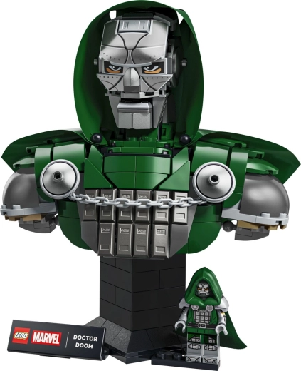 Minifigur af Doctor Doom medfølger