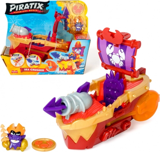 Piratskib Sea Crusher Piratix Adventure World