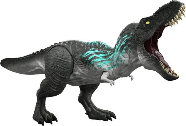 Jurassic World brølende T‑Rex med effekter