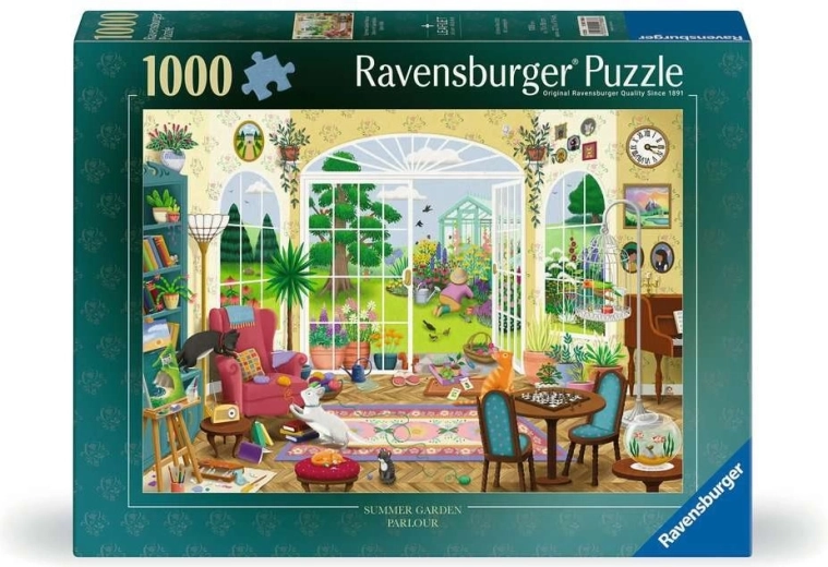 Ravensburger puslespil Værelse med udsigt til sommerhaven 1000 brikker