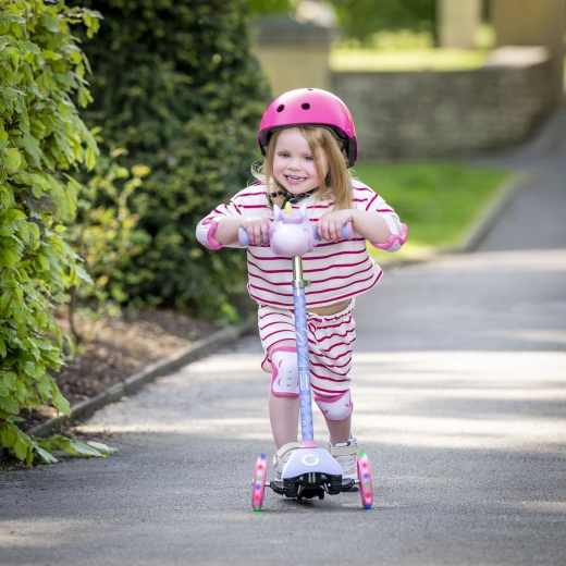 Stabilt trehjulet design og balancestyring