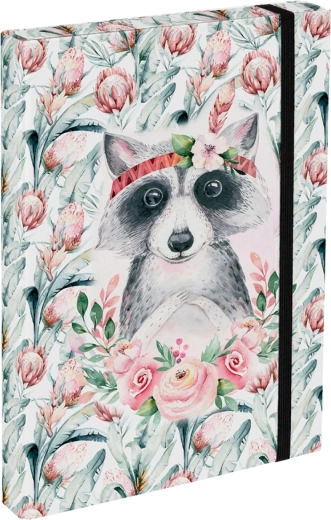 BAAGL Mapper til skolehæfter A4 Vaskebjørn