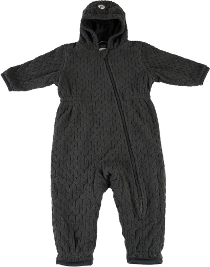 Lodger Skier Empire fleece heldragt med hætte pigeon 0–3 måneder