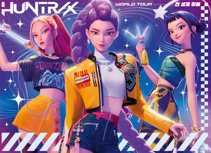 Ravensburger K-pop: Dæmonjægere-puslespil 4 × 100 brikker