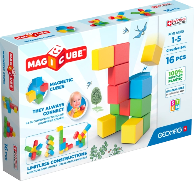 magnetiske klodser Geomag Magicube Creative 16 stk.
