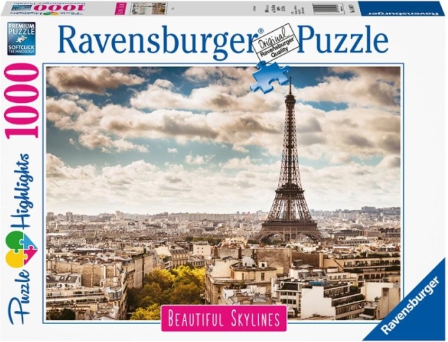 Ravensburger puslespil Paris 1000 brikker