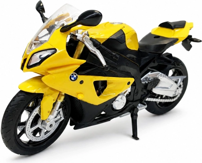 MSZ modelmotorcykel BMW S1000 RR gul 1:12 - 1 stk.