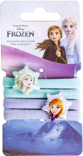 Sæt med hårelastikker Frozen (4 stk.)