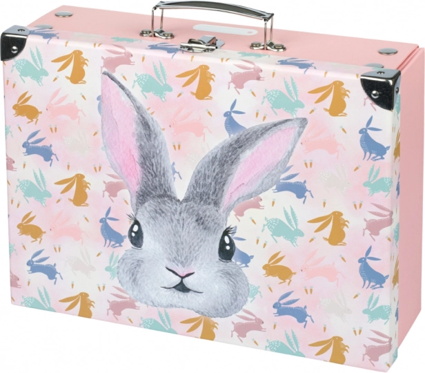 Foldbar skolekuffert Bunny med forstærkninger