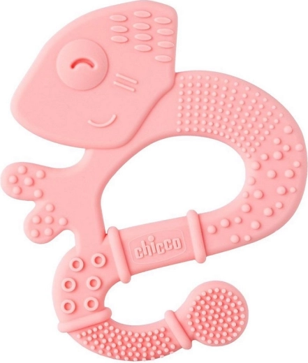 Chicco silikonebidering Super Soft Chameleon lyserød 2m+