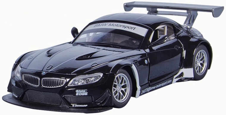 Metalmodel BMW Z4 GT3 1:32 med lys og lyde