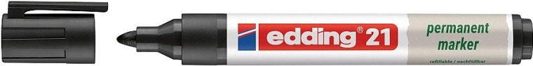 Permanent marker EDDING 21 sort