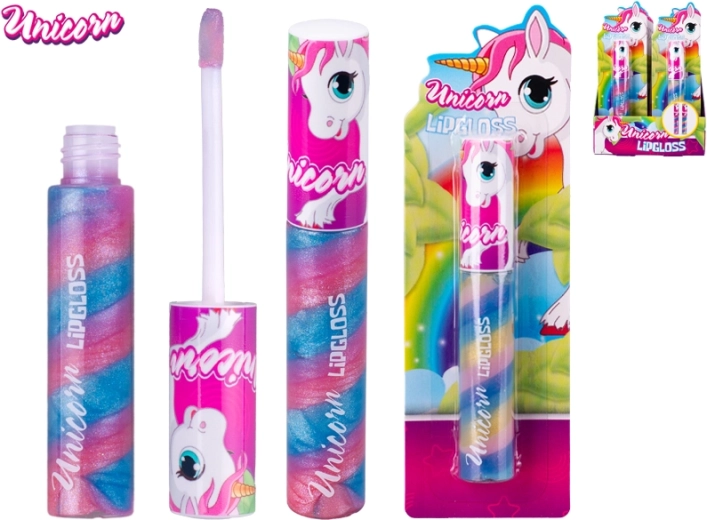Unicorn børne lipgloss med drejemekanisme