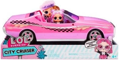 L.O.L. Surprise City Cruiser – lyserød cabriolet med dukken Beeps