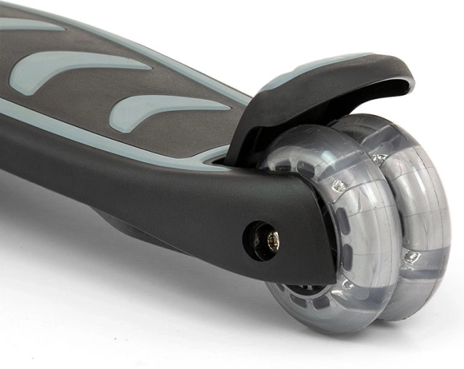 Stabil trehjulet konstruktion med dobbelt baghjul