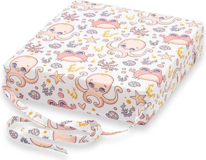 Børne siddepude til stol New Baby Basic Blæksprutte rosa
