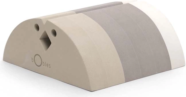 Balancelegetøj bObles kylling sand grey