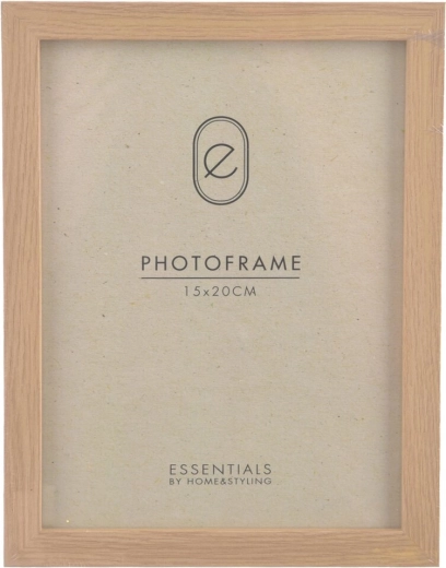Brun træfotoramme 15 × 20 cm