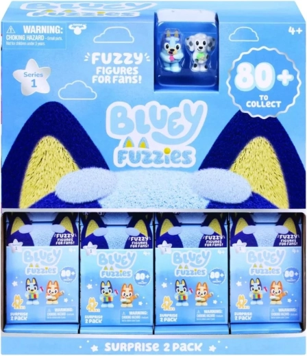 Bluey Fuzzies-samlerfigurer 2 stk., serie 15