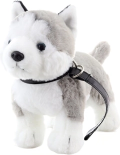 Plysbamse husky med line 25 cm miljøvenlig