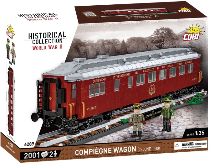 COBI historisk vogn Compiègne 22. juni 1940 1:35