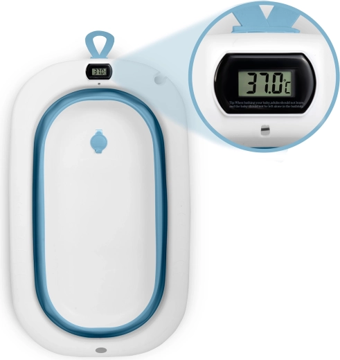 Elektronisk termometer med klar LCD og sikkerhedsprop