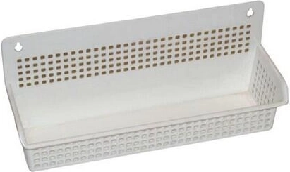 Stor ophængt plastkurv 30 × 10 × 13 cm, mix af farver