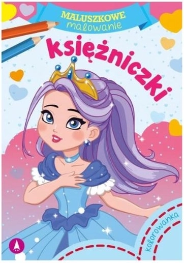 Malebøger til de mindste prinsesser