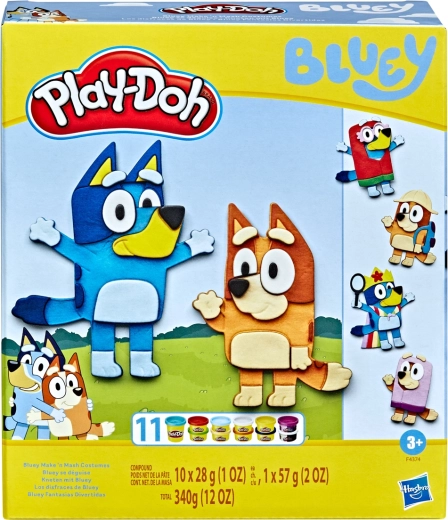 Hasbro Play-Doh kreativt sæt Bluey – kostumer