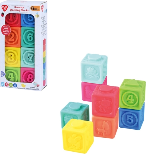 PlayGo gummiterninger til børn 8 stk.