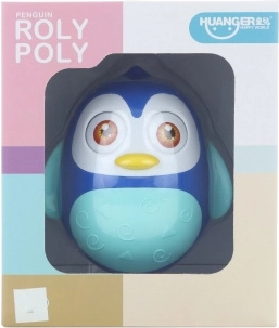 Blå rolly polly pingvin