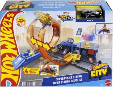 Hot Wheels City super politistation med loop