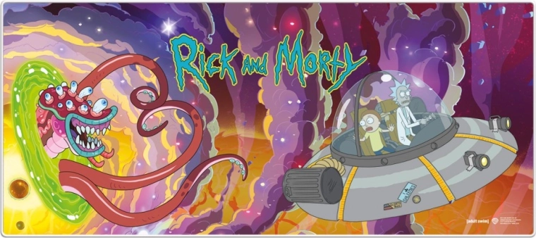 Gamingmusemåtte RICK AND MORTY 90 × 40 cm