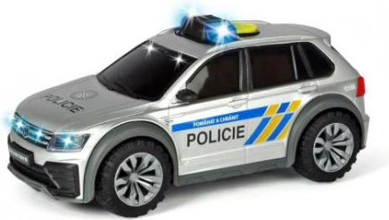 Politibil VW Tiguan R-Line tjekkisk version 1:18 med lys og lyd