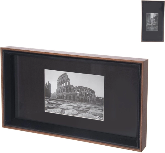 Træ fotoramme brun 32 × 3 × 17 cm (2 varianter)