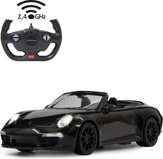 RC-bil Porsche 911 Carrera S 1:12 sort