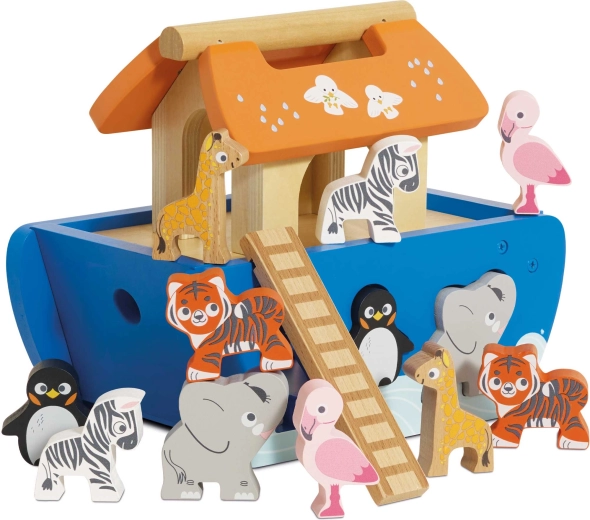 Le Toy Van Indsætningslegetøj Noas ark