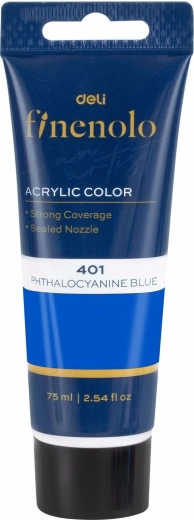Hvid akrylmaling 75 ml