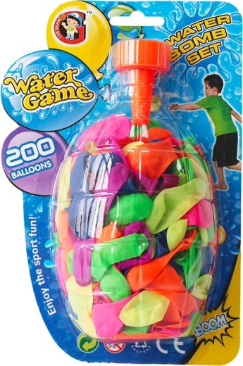 Vandbomber med pumpe – 200 stk.
