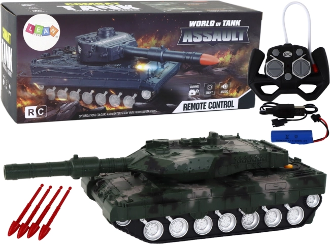 Grøn RC tank