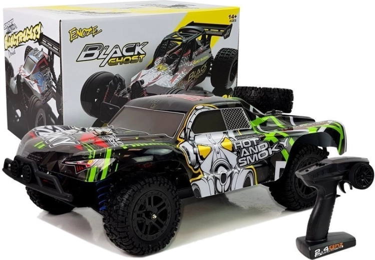 RC terrængående bil 1:18 4x4 grøn