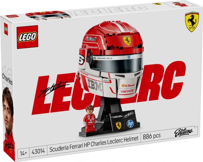 LEGO Editions hjelm Charles Leclerc Scuderia Ferrari HP