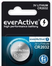 Litium knapcellebatterier EverActive CR2032