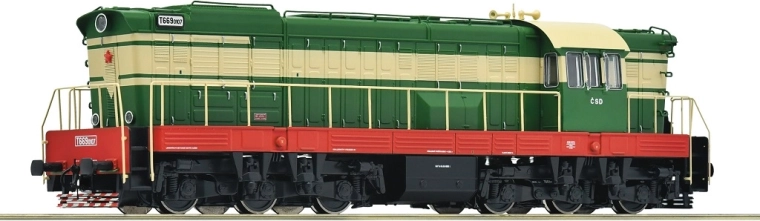 Roco diesellokomotiv T 669.0107 ČSD Čmelák