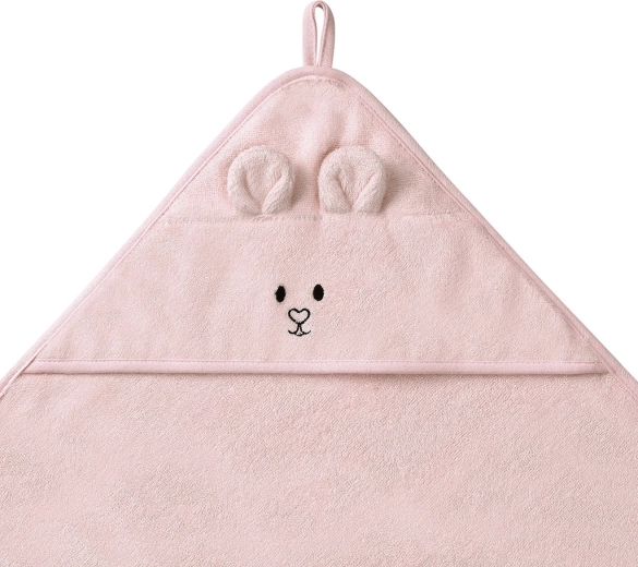 Hætte med foring og søde 3D-detaljer