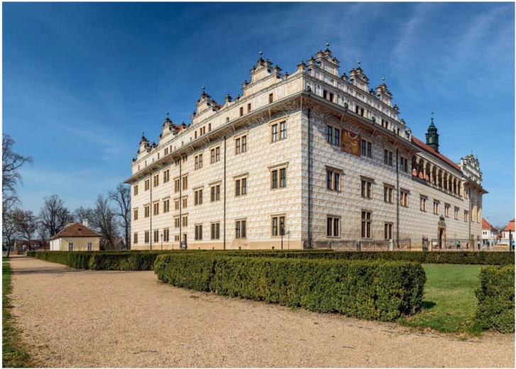 Motiv af det historiske Litomyšl