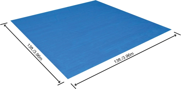 Beskyttelsesmåtte til pool 396x396 cm fra Bestway