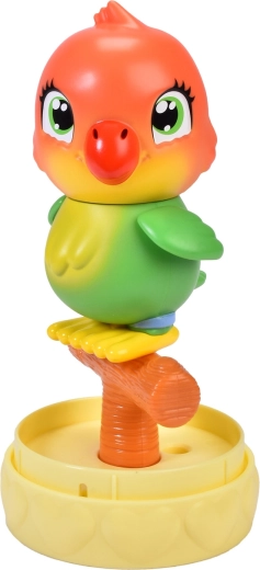 Reagerer på berøring og udsender glade lyde