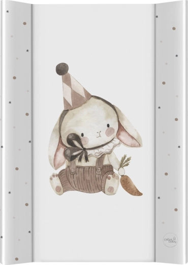 Ceba Baby ultra let puslepude med fast plade 50 × 70 cm Clown Bunny