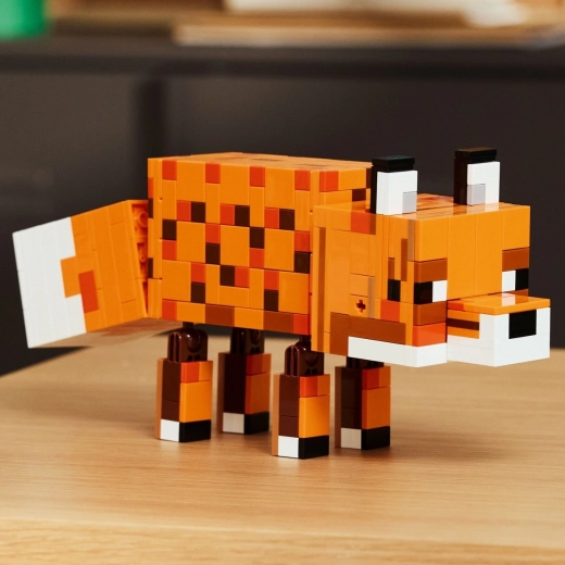 Markante detaljer som i spillet MINECRAFT